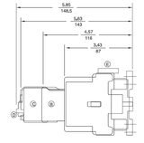 GE LAR25AU 3 pole UL/CE IEC rated reversing contactor
