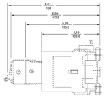 GE LAR45AJ 3 pole UL/CE IEC rated reversing contactor