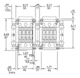 GE LAR45AL 3 pole UL/CE IEC rated reversing contactor