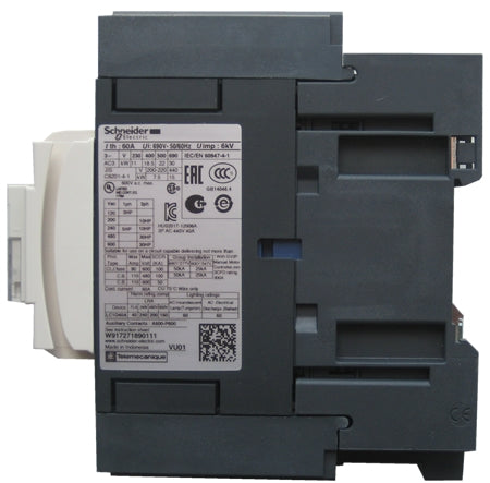 Schneider Electric LC1D40AX7 3 pole Contactor