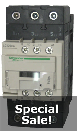Schneider Electric LC1D50A 3 pole Contactor