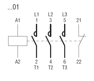 Schneider Electric LC1K0901B7 miniature contactor