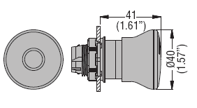 Lovato LPCB6744 Emergency Stop pushbutton