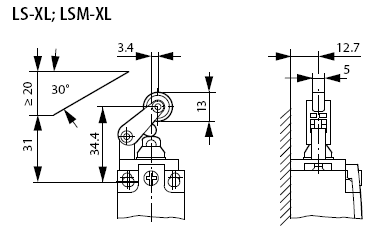 Eaton / Moeller LS-XL limit switch head