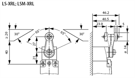 Eaton / Moeller LS-XRL limit switch head