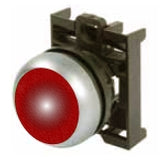 Eaton M22-DRL-R Red Maintained Illuminated Pushbutton