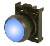 Eaton M22S-DL-B Blue Illuminated pushbutton