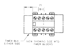 GE MC1C301ATD 3 pole miniature contactor