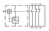 Moeller NHI12-PKZ0 Auxiliary contact