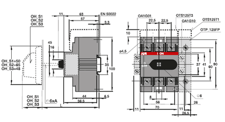 ABB OT16F3 16 AMP Disconnect Swtich