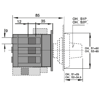 ABB OT80FT3 80 AMP Disconnect Swtich