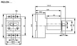 Moeller PKZ2/ZM-40 Motor Starter Base with ZM-40-PKZ2 Trip