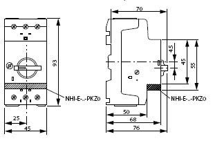 Moeller PKZM0-2.5 Manual Motor Protector