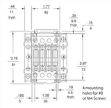 GE RL4RA022T7 4 pole IEC Rated Control Relay