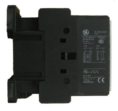 GE RL4RA040TS 4 pole IEC Rated Control Relay