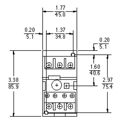 GE RT1S thermal overload relay
