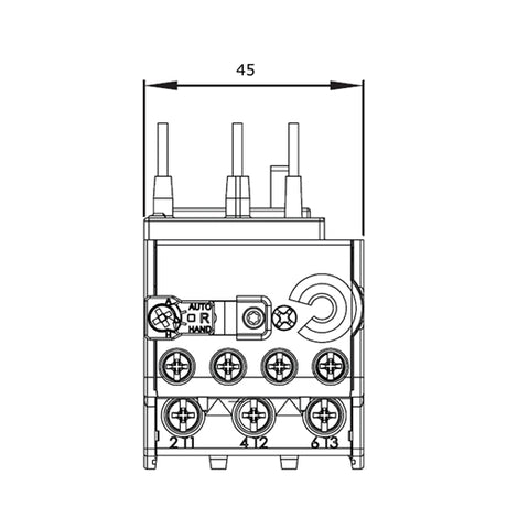 WEG RW27-2D3-U023 overload relay