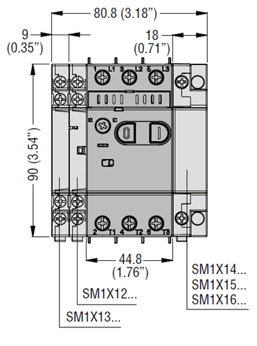 Lovato SM1P2500 manual motor protector