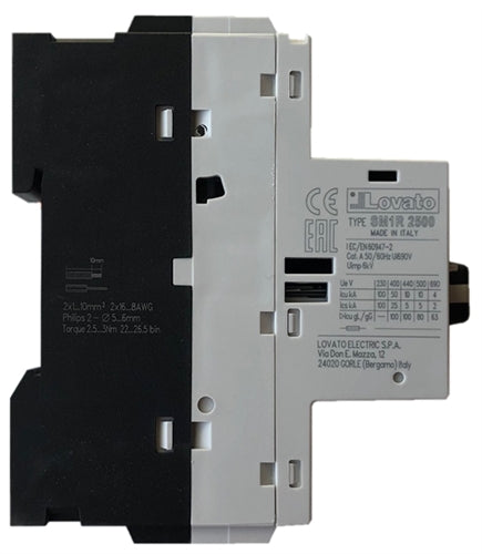 Lovato SM1R motor protection circuit breaker