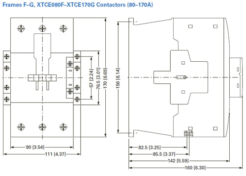 Eaton XTCE080F 80 AMP contactor