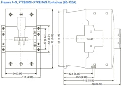 Eaton XTCE080F00P 80 AMP contactor