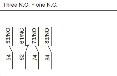 Eaton XTCEXFBG31 Auxiliary contact block