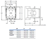 Eaton XTCS250L22B 250 AMP 3 pole contactor