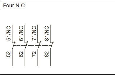 Eaton XTMCXFA04 auxiliary contact