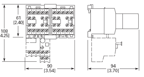 Eaton XTMR9A21A miniature reversing contactor