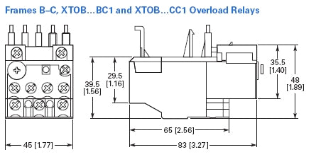 Eaton XTOB010BC1 overload relay