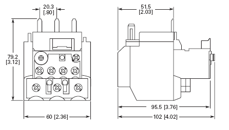 Eaton XTOB057DC1 overload relay