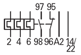 Eaton XTOBP24CC1 overload relay