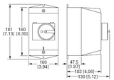 Eaton XTPAXENAS55RY Enclosure for XTPR Manual Motor Starters