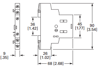 Eaton XTPAXSA12 side mounted auxiliary