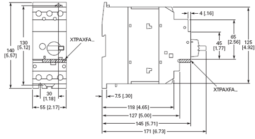 Eaton XTPR025DC1 Manual Motor Protector