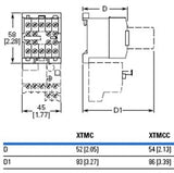 Eaton XTRM10A40G 4 pole Miniature Relay