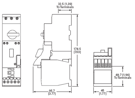 Eaton XTSCP63BB combination starter