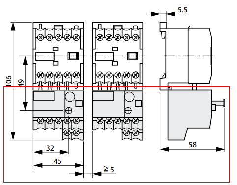 Moeller ZE-4 Overload Relay